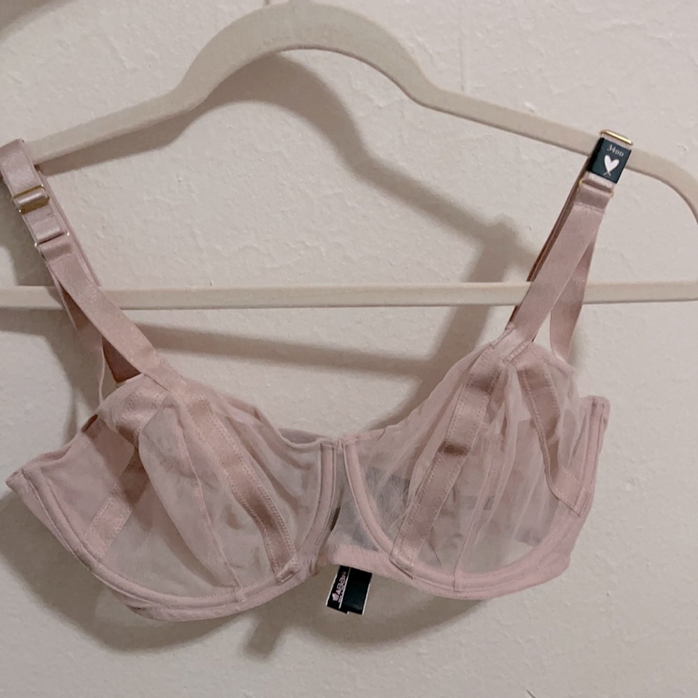 Victoria’s Secret, mesh balconette bra